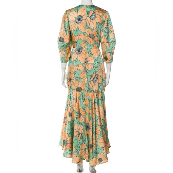 Free People x Autumn Adeigbo Poppy Maxi Floral Print Long Dress SZ 6 NEW $418! - Picture 6 of 13